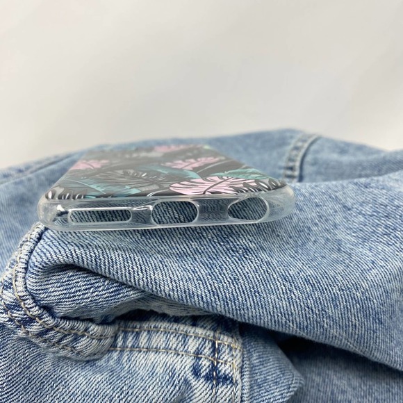 iPhone 6s Case Clear Floral Tropical Print Cover NEW - Picture 4 of 5